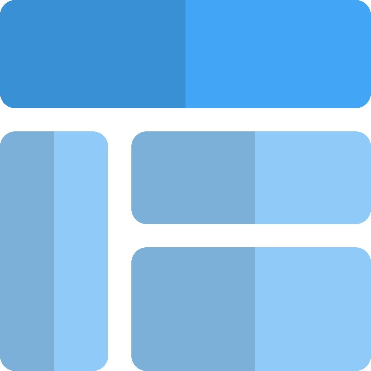 layout with heading icon
