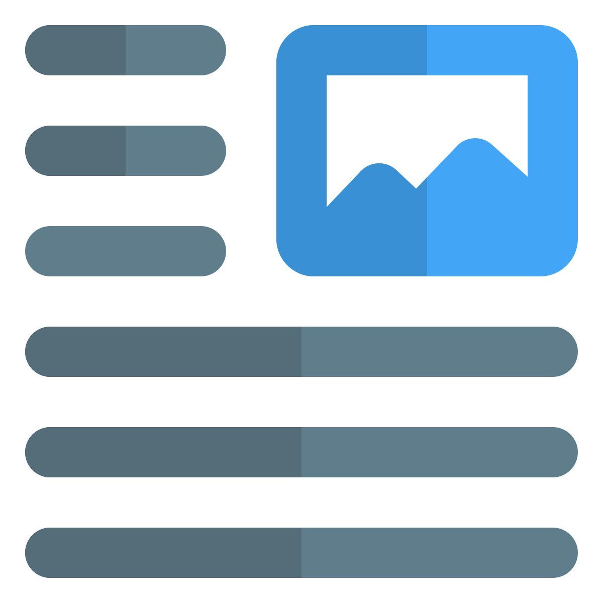 top right document image attachment page layout setting interface icon