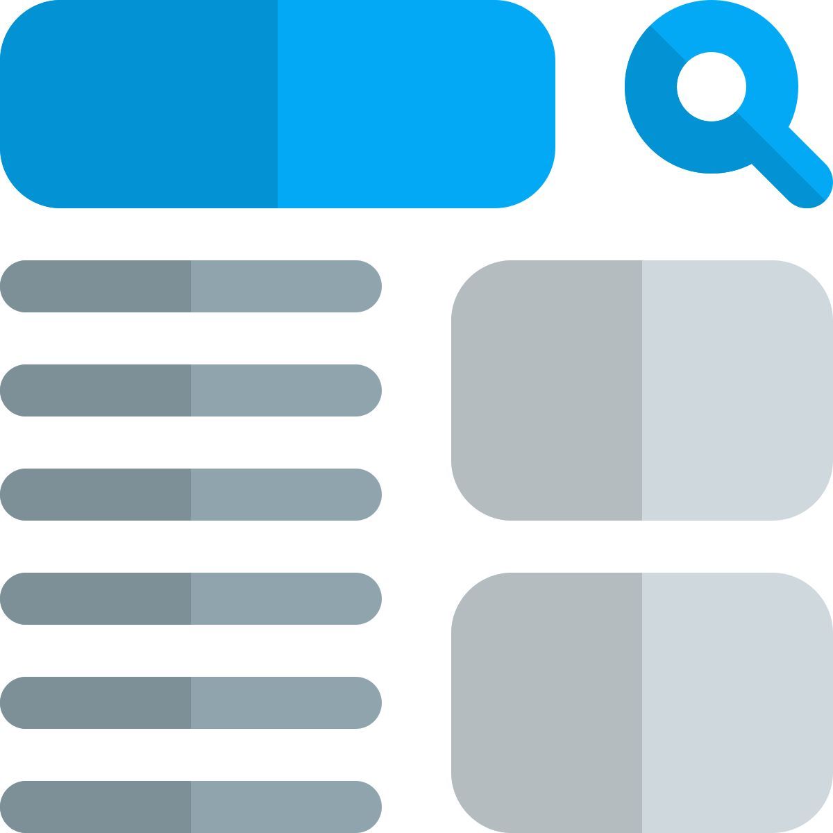 검색 결과 레이아웃 icon