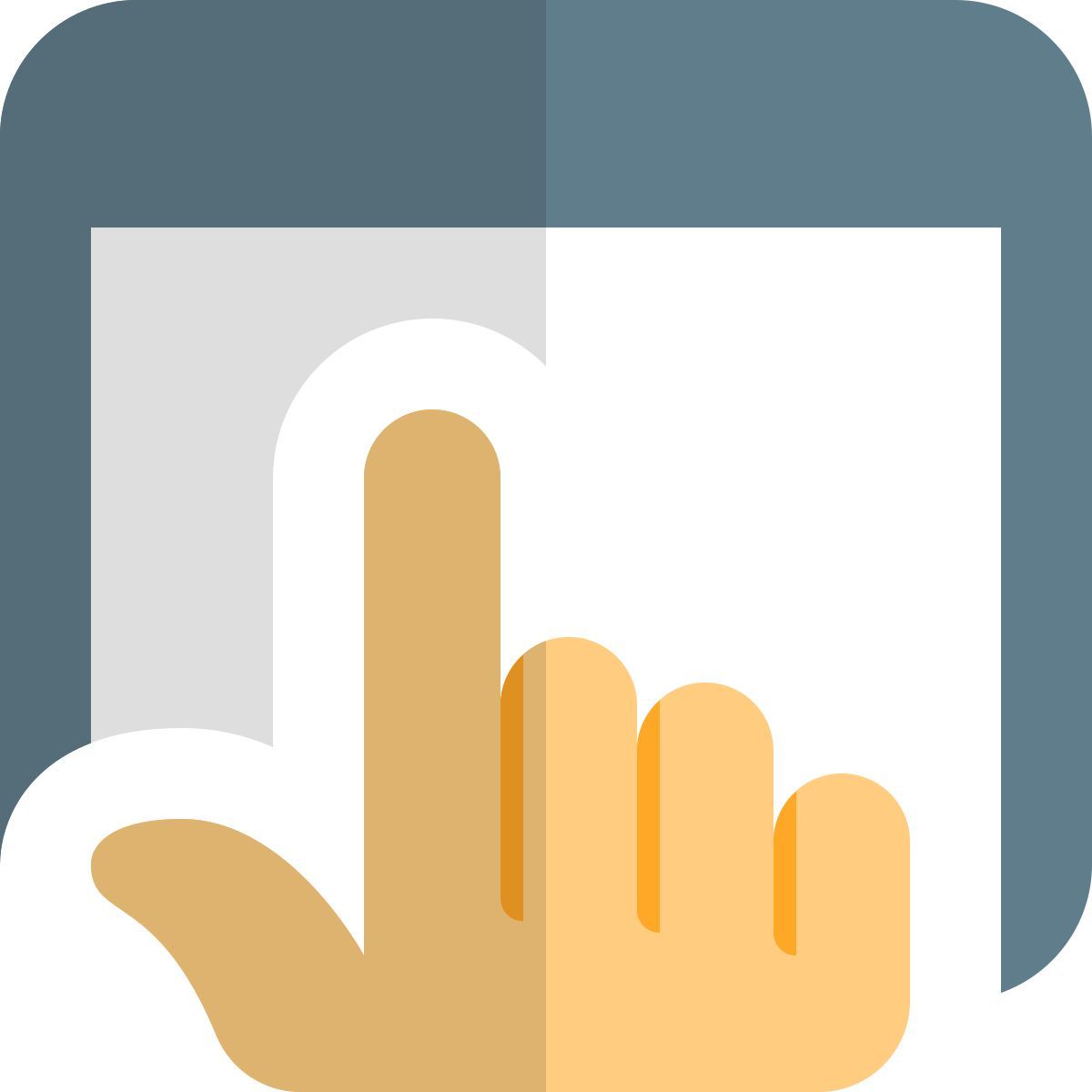 écran tactile pour l'accès aux pages web icon