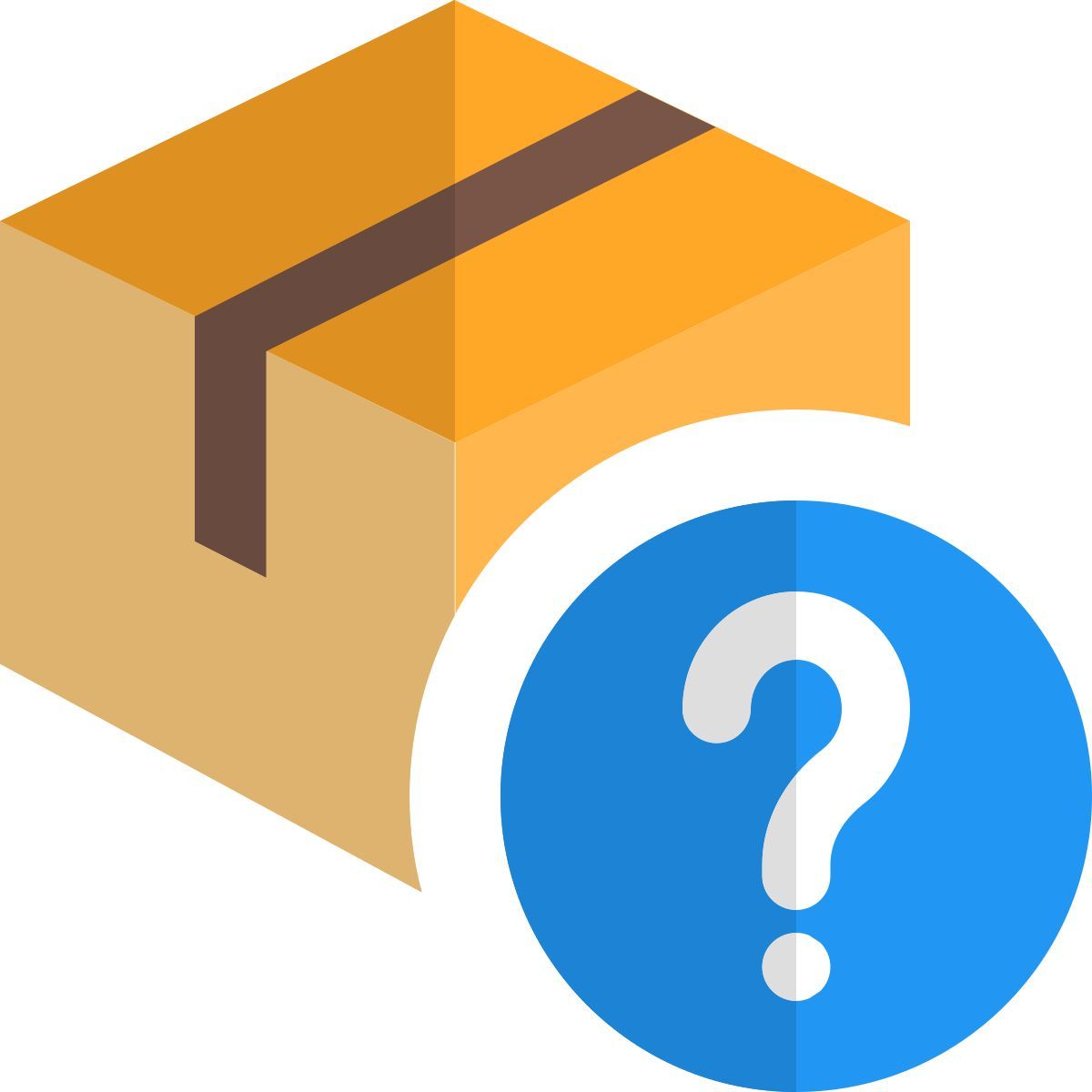 unknown shipping address icon