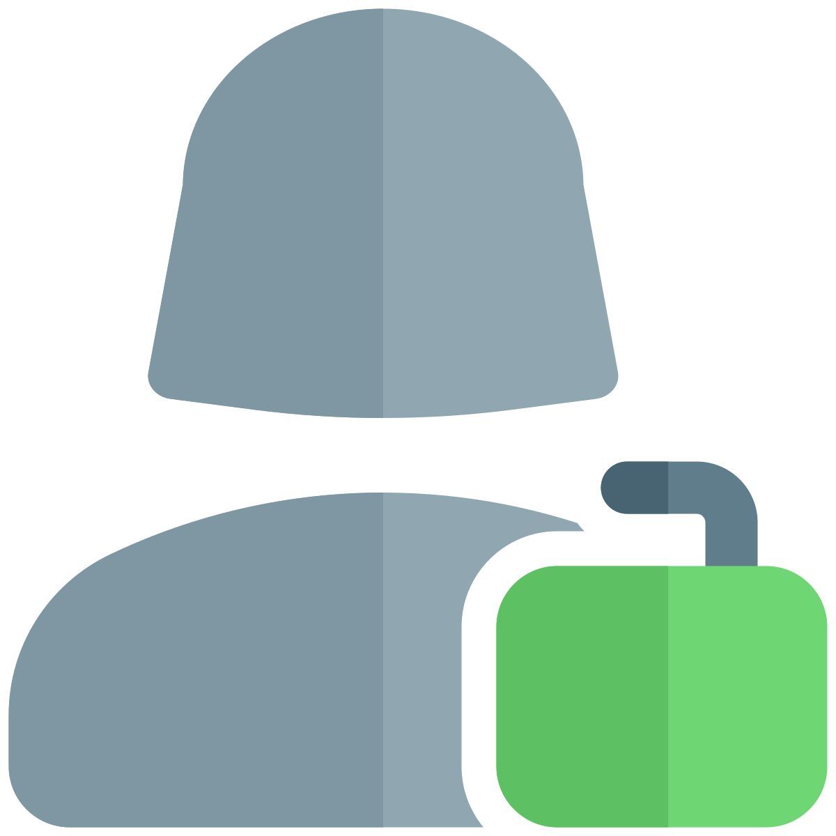 unlocking the access to the single female user list from web portal icon