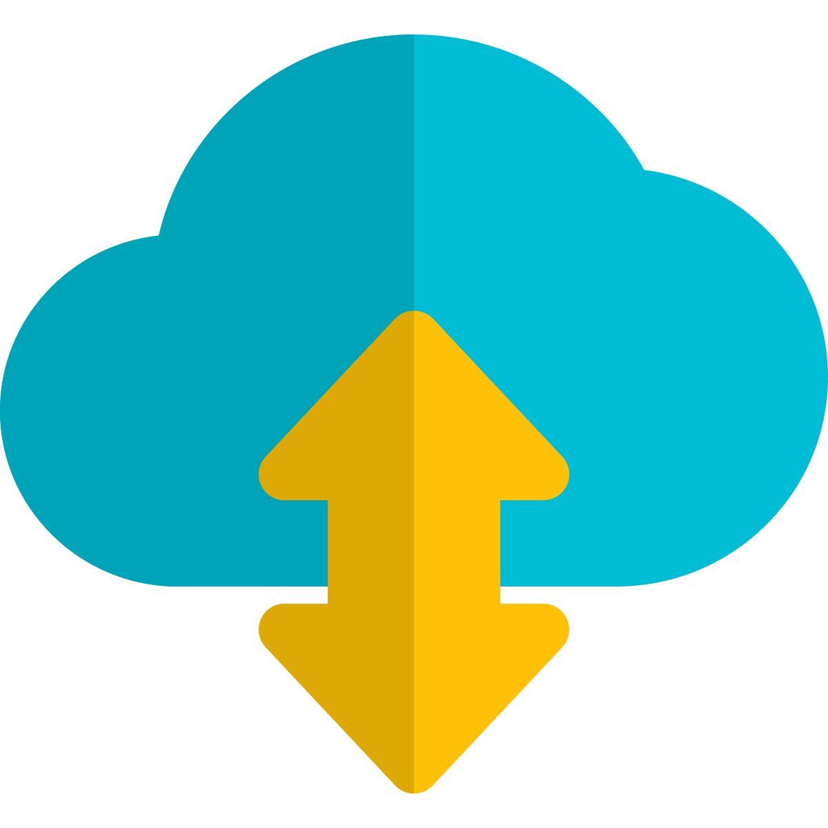 cloud data exchange icon