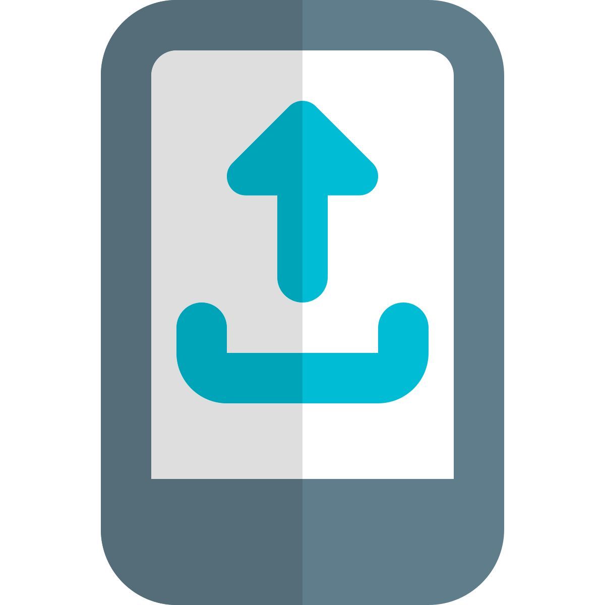 upload mobile data icon