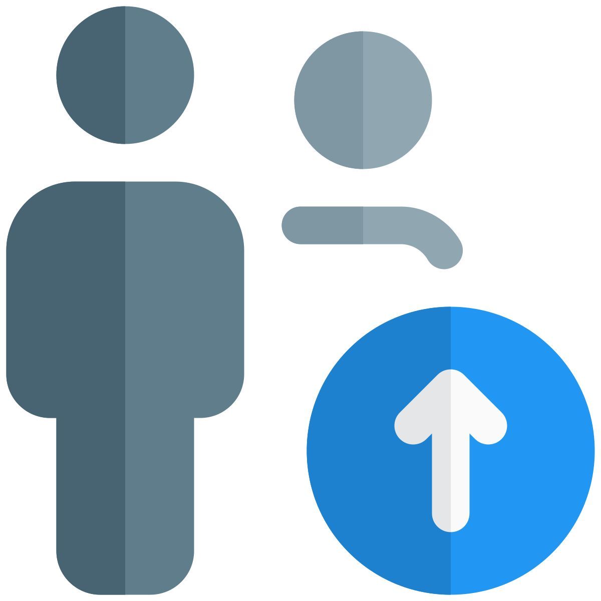 téléchargement externe d'un document ou d'un fichier sur un groupe avec flèche vers le haut signe fullmultiple shadow tal revivo icon