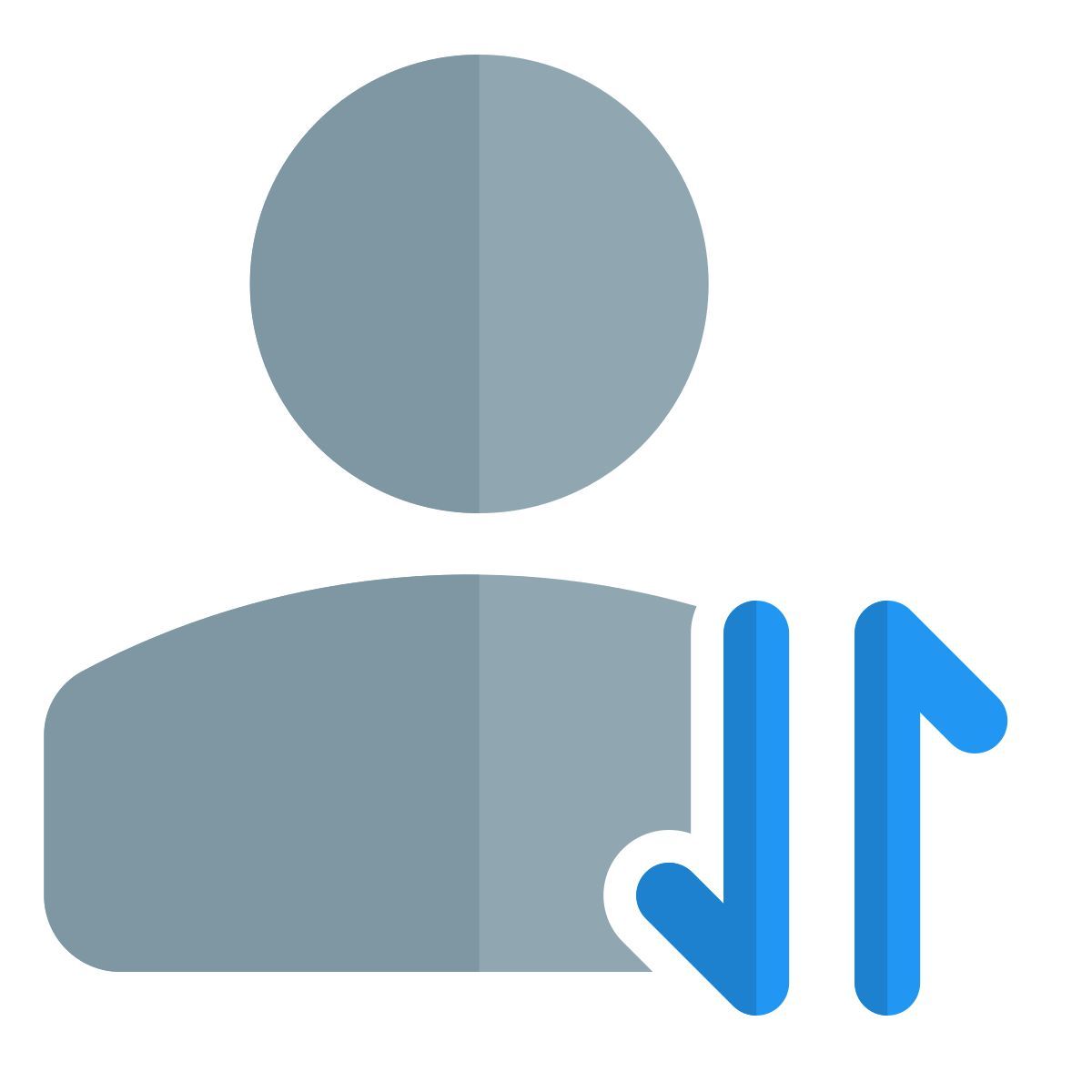 user data exchange icon