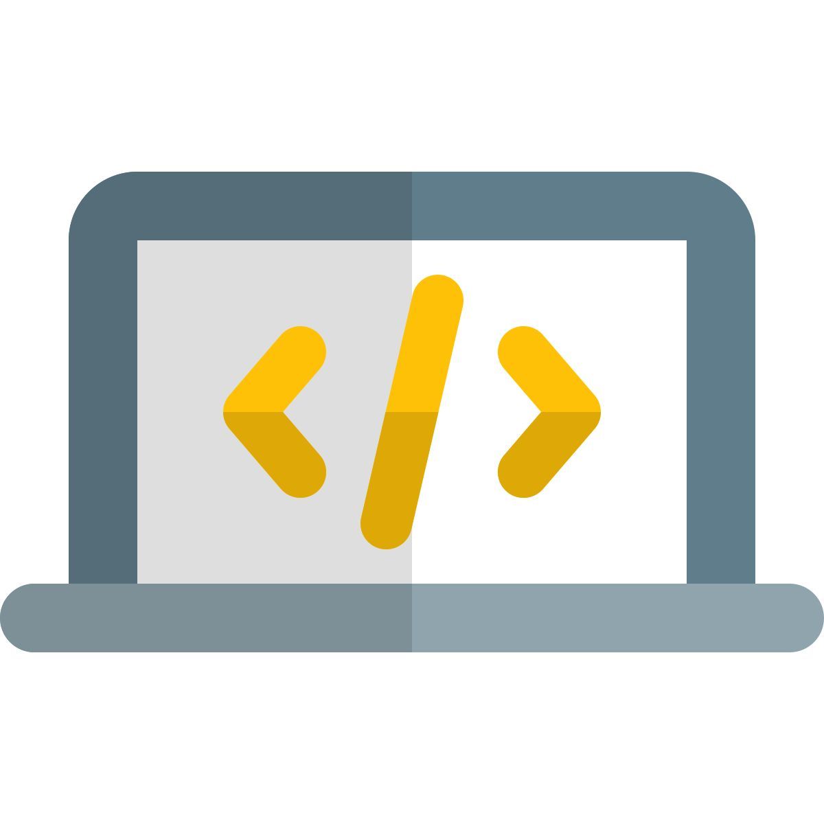 programming laptop icon