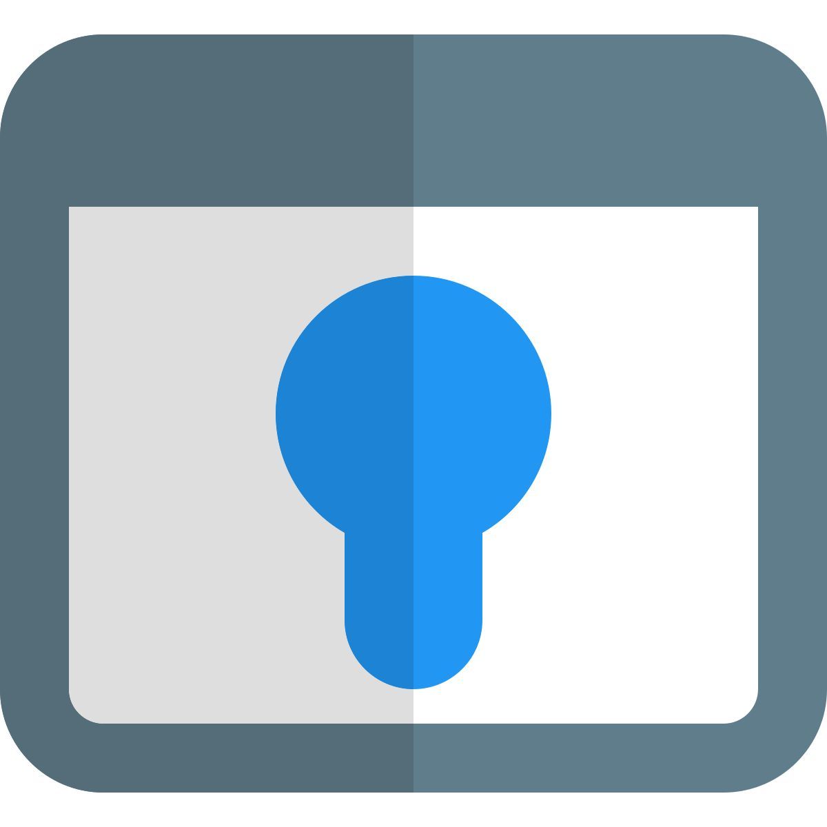 web keyhole icon