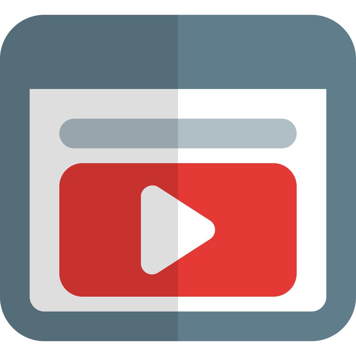 vídeo on line icon