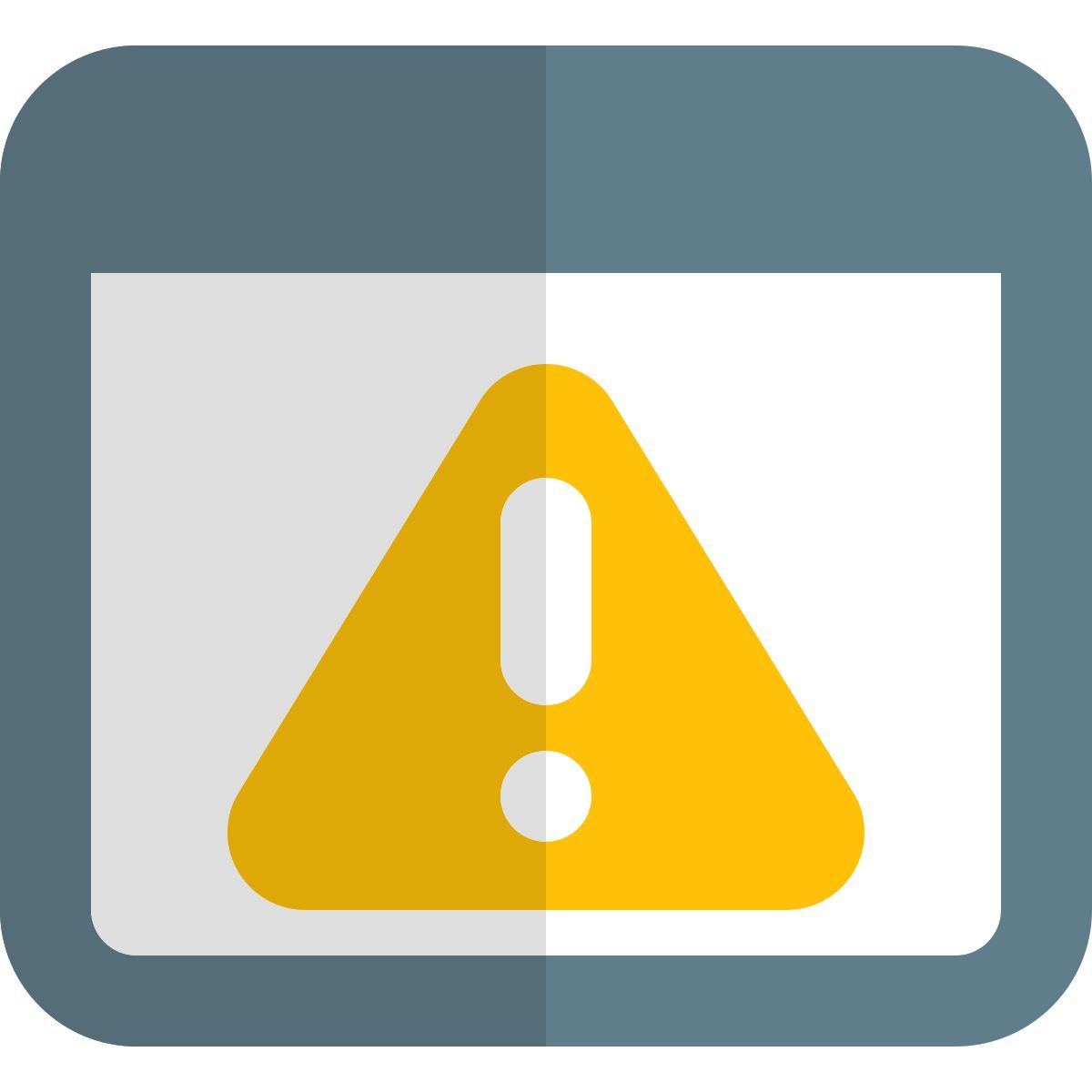 avertissement web icon
