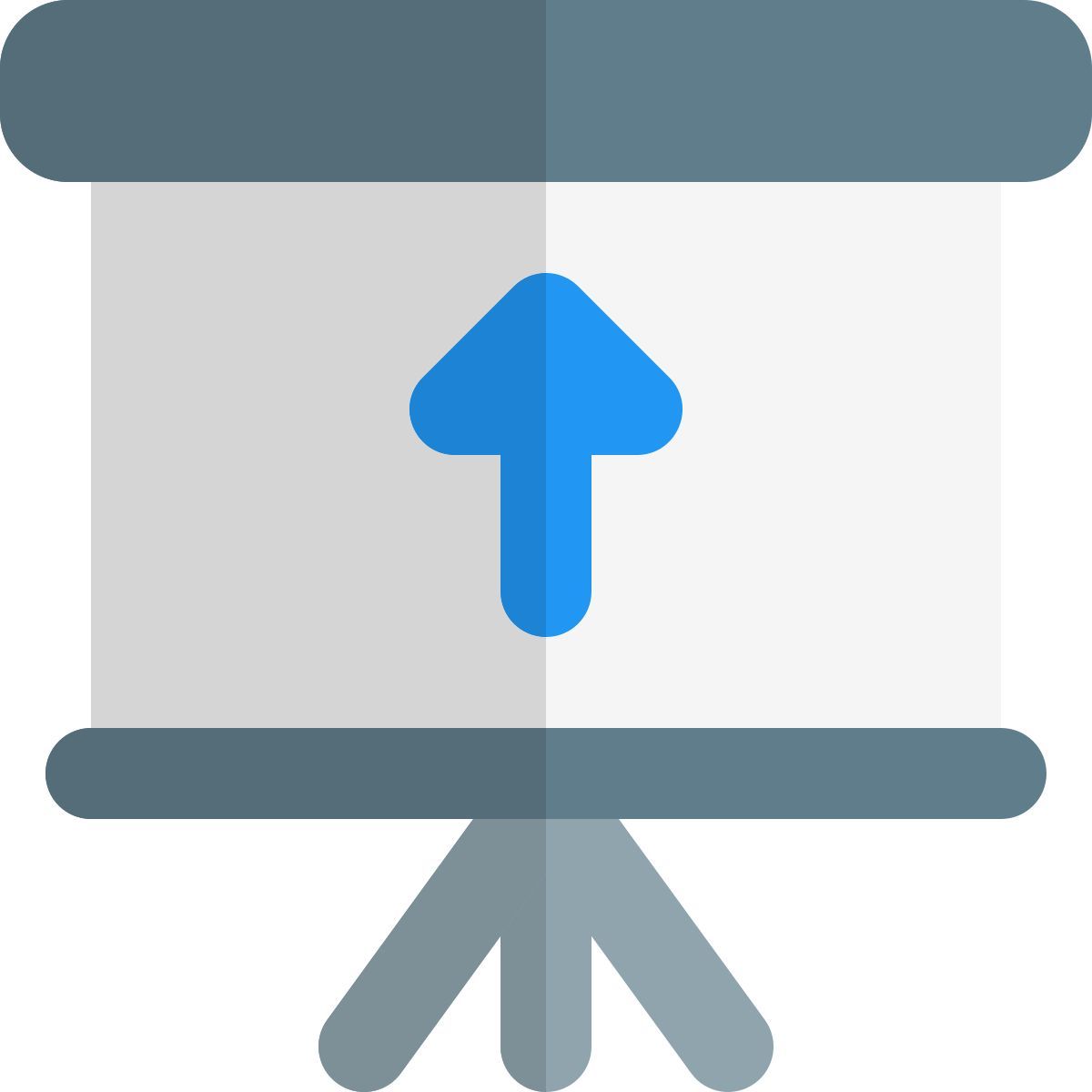 up arrow slide icon