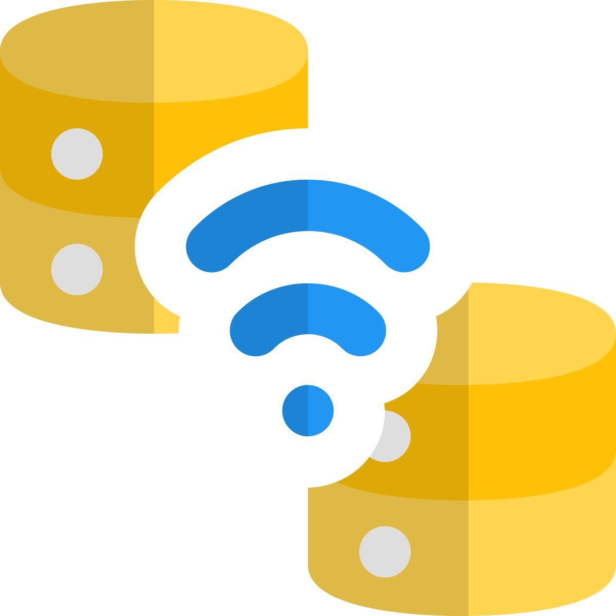 sincronización inalámbrica de bases de datos icon