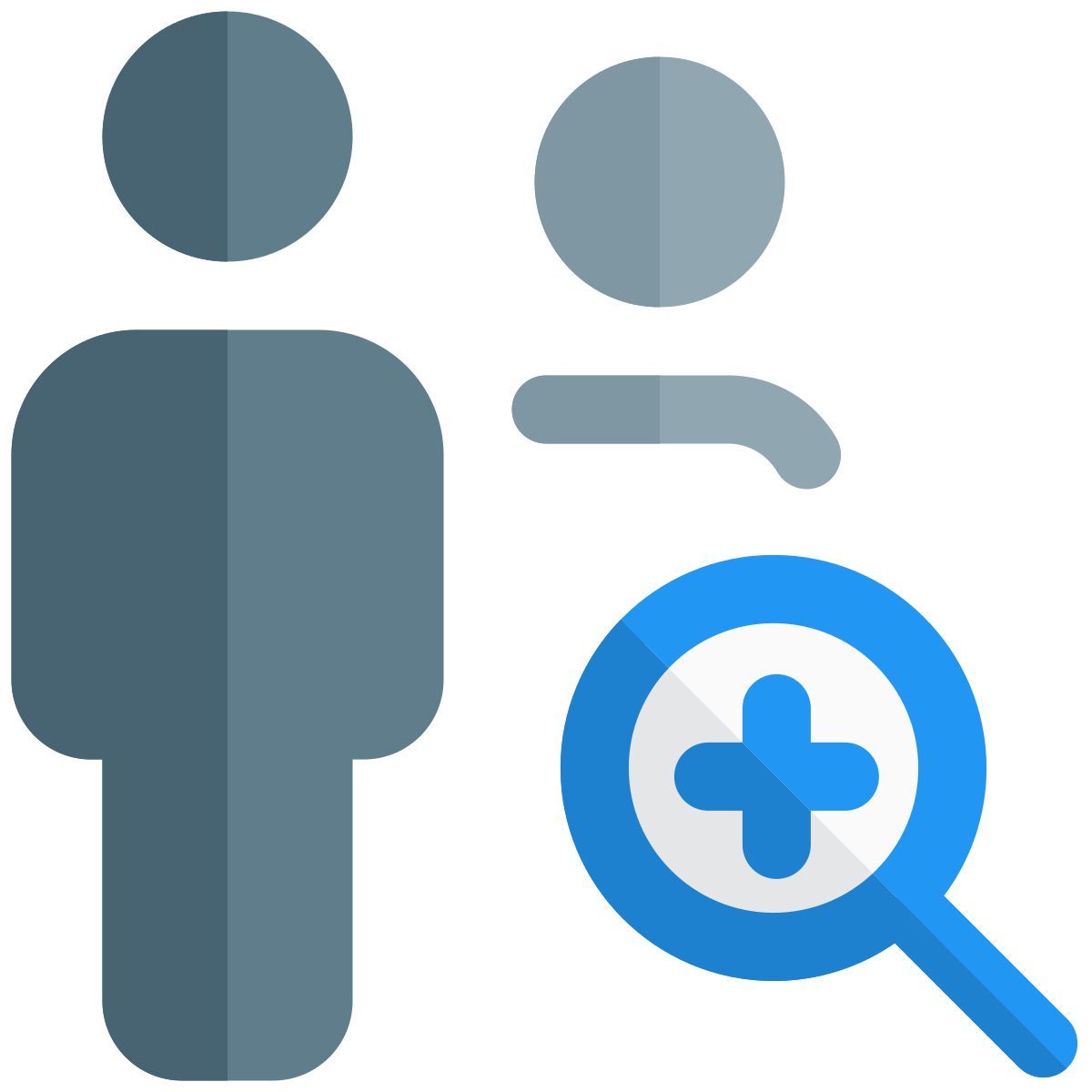 benutzer vergrößern icon