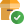 external quality-check-with-tick-mark-on-a-cargo-delivery-box-delivery-shadow-tal-revivo icon