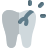 external cavity-filling-on-broken-tooth-isolated-on-a-white-backgrounds-dentistry-shadow-tal-revivo icon