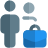 external employees-with-helper-and-the-briefcase-fullmultiple-shadow-tal-revivo icon