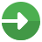 external enter-direction-arrow-towards-rightward-orientation-pointer-login-shadow-tal-revivo icon