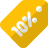 external flat-discount-rate-of-about-ten-percent-at-e-commerce-store-badges-shadow-tal-revivo icon