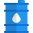external fuel-barrel-with-drop-logo-isolated-on-white-background-warehouse-shadow-tal-revivo icon