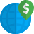 external international-location-money-business-concept-layout-logotype-business-shadow-tal-revivo icon