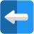 external left-arrow-direction-for-the-navigation-of-the-traffic-outdoor-shadow-tal-revivo icon