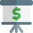 external money-and-sales-presentation-on-board-graph-presentation-shadow-tal-revivo icon