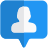 external single-male-user-chatting-with-their-family-members-closeupman-shadow-tal-revivo icon
