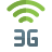 external third-generation-internet-connectivity-strength-status-logotype-mobile-shadow-tal-revivo icon