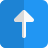 external upward-navigation-arrow-direction-isolated-on-white-background-basic-shadow-tal-revivo icon