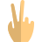 external victory-or-peace-with-two-finger-hand-gesture-votes-shadow-tal-revivo icon