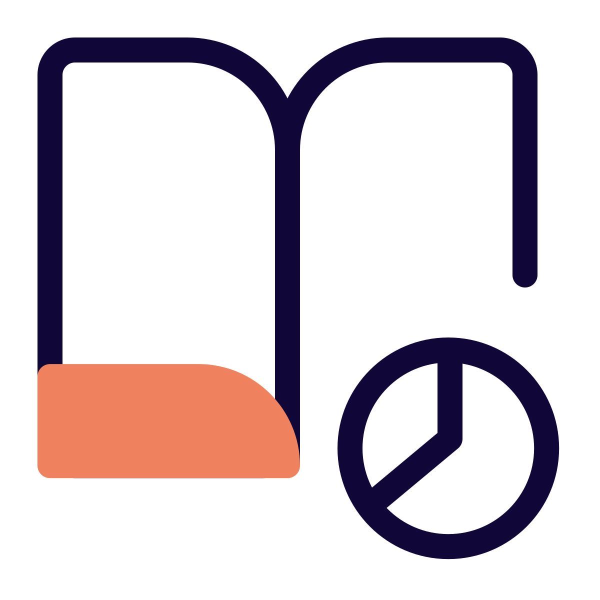 statistics book icon