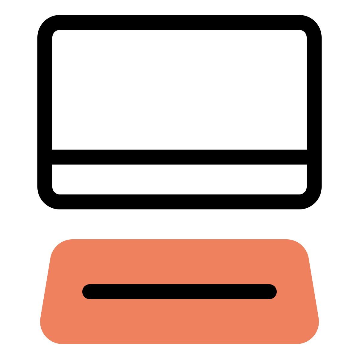 Monitor e teclado icon