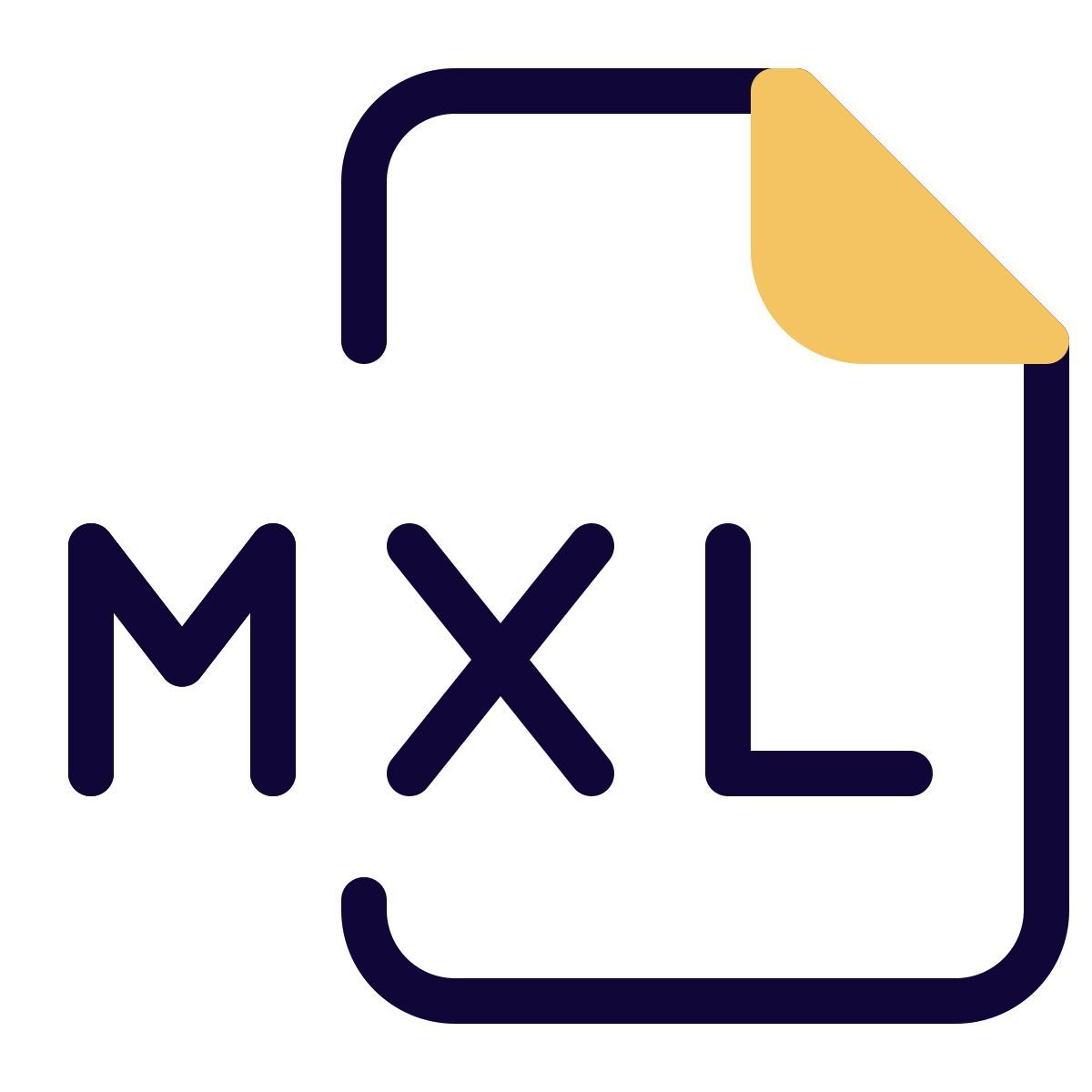 arquivo mxl icon