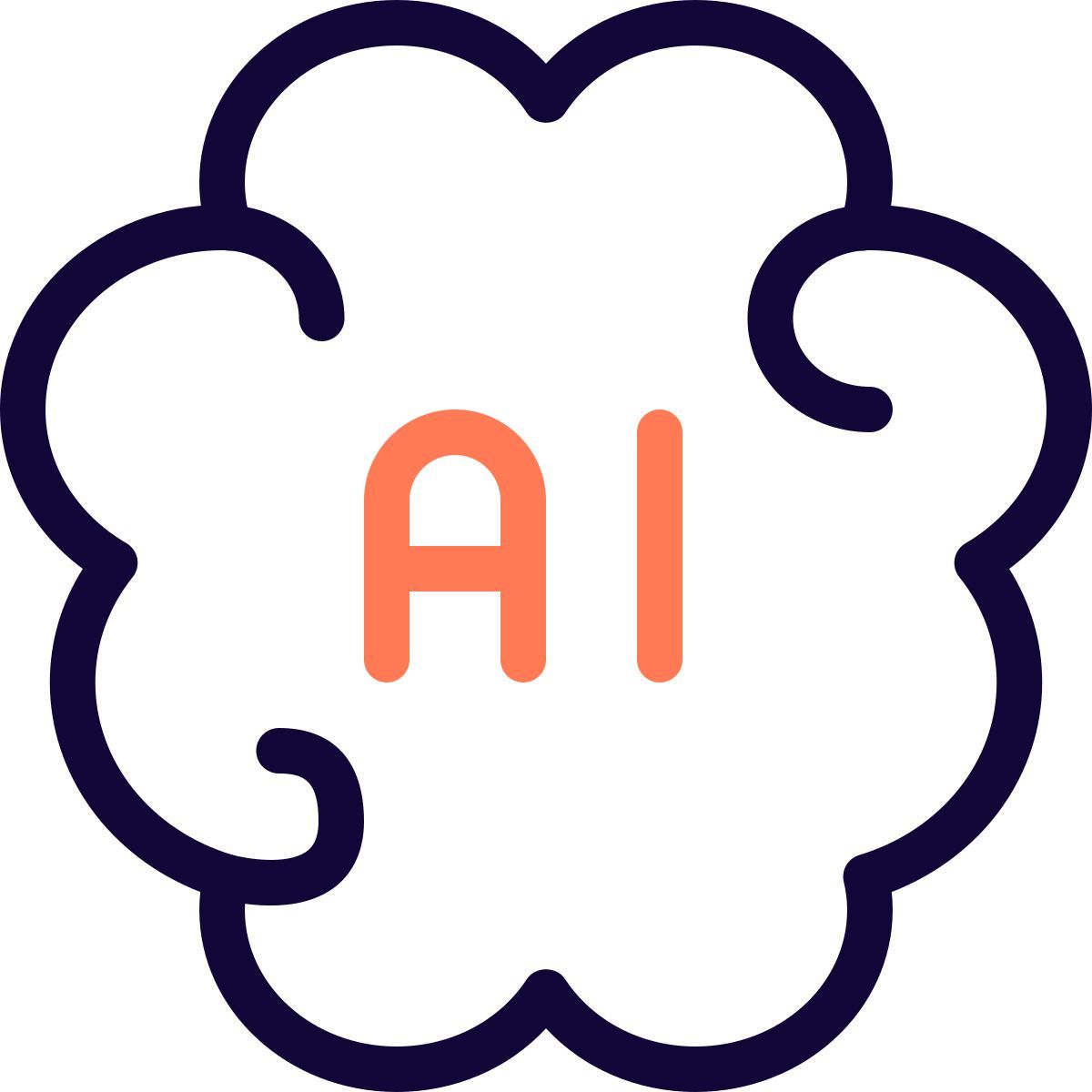 ai brain icon
