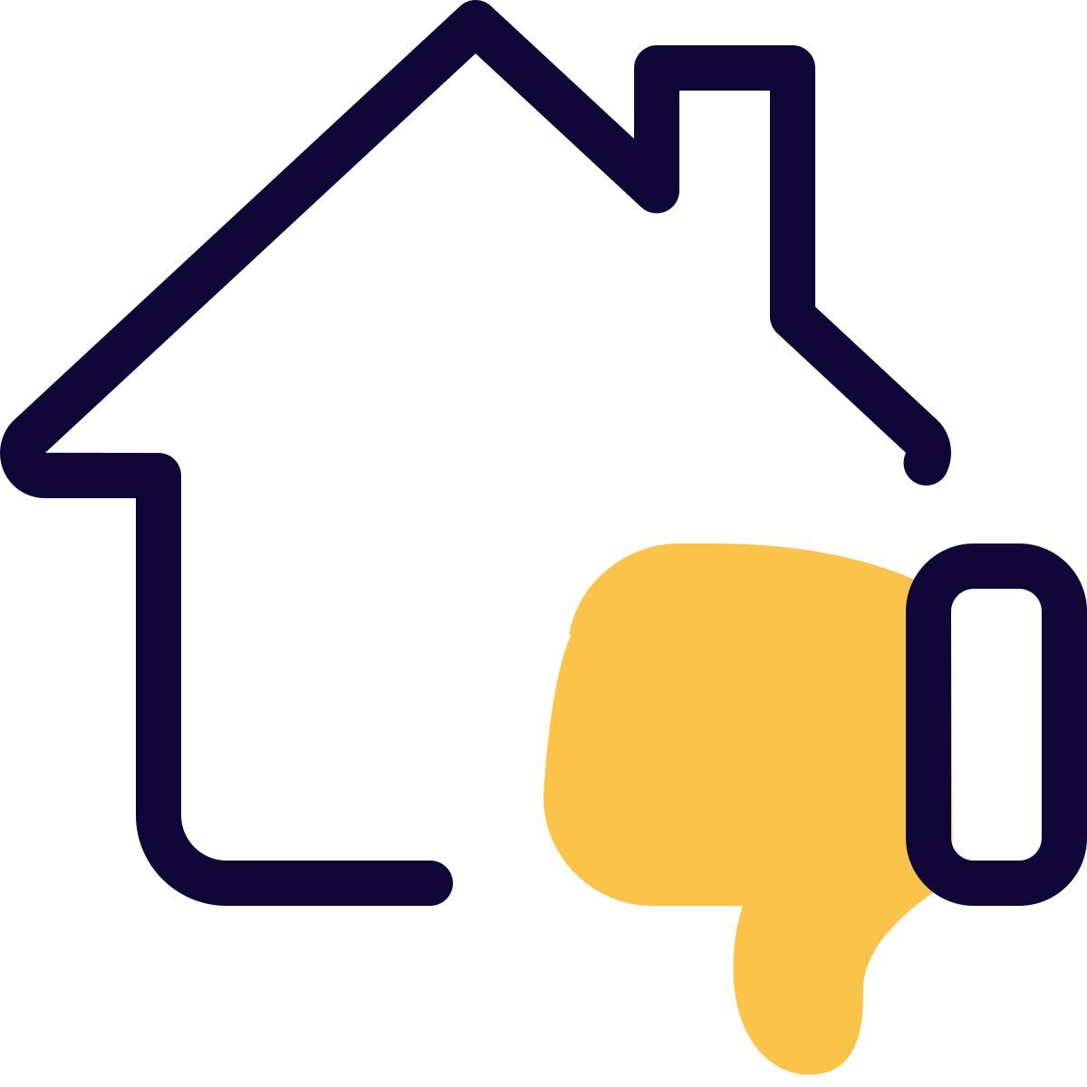 property negative review icon