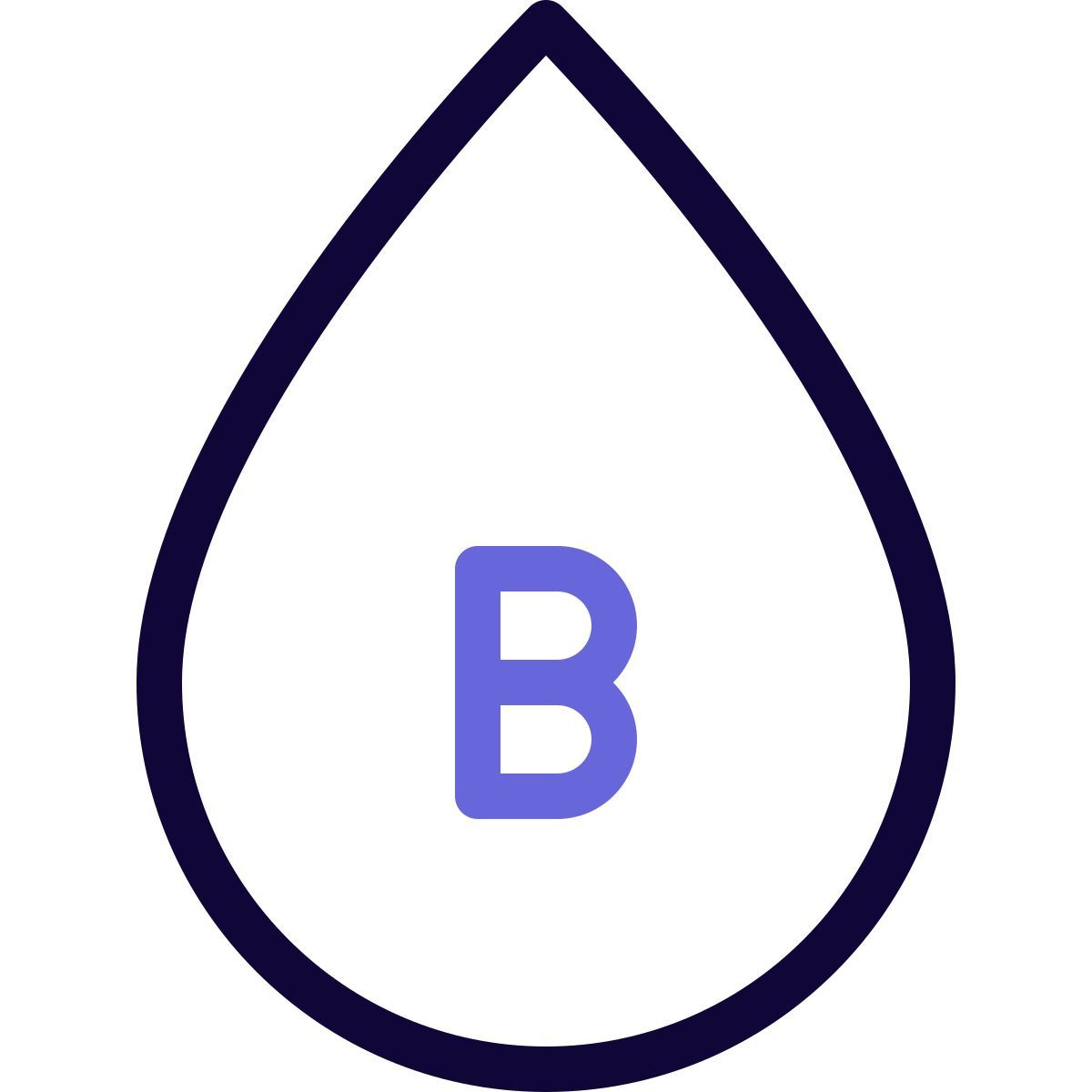 blood type b icon