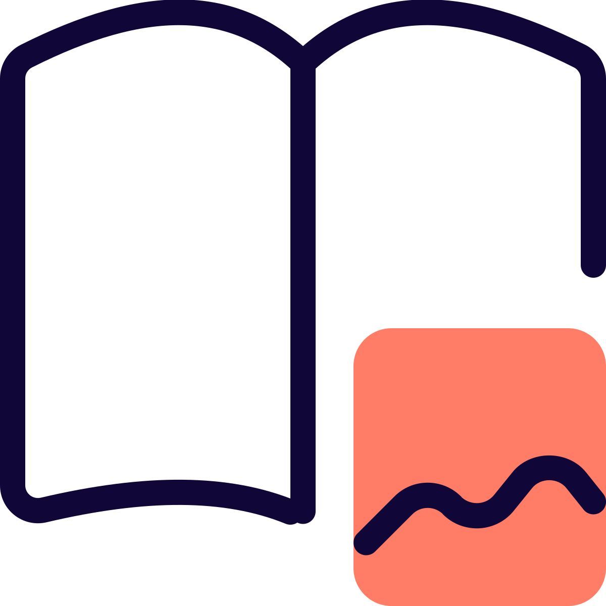 libro de texto ilustrado icon