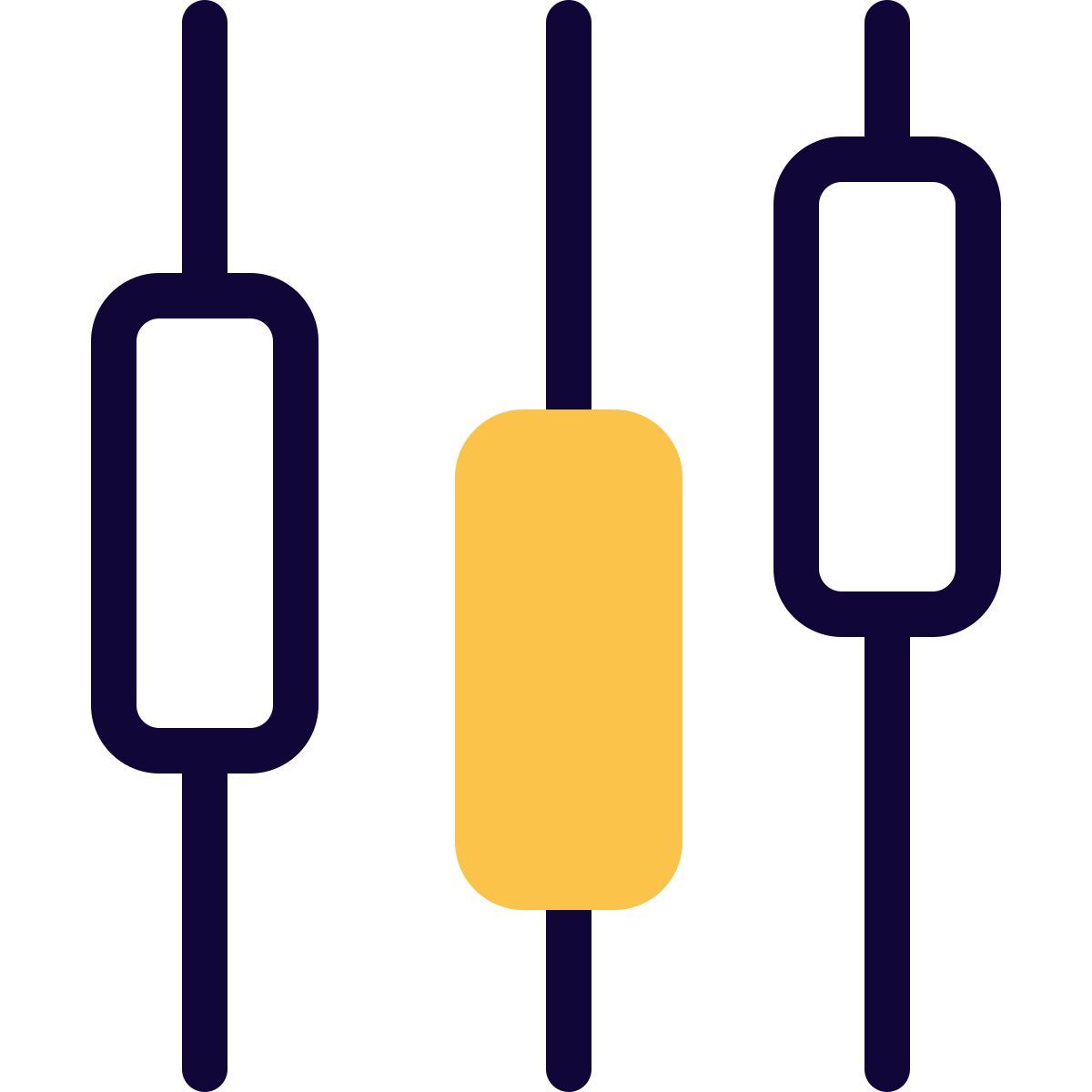 candlestick chart icon