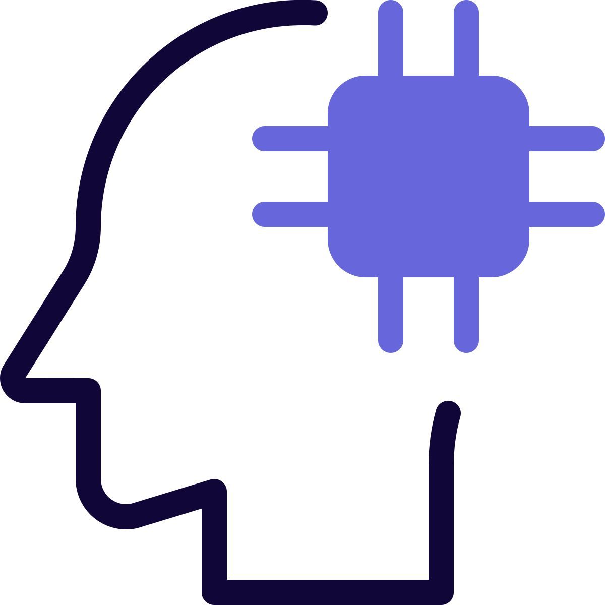 brain cpu icon