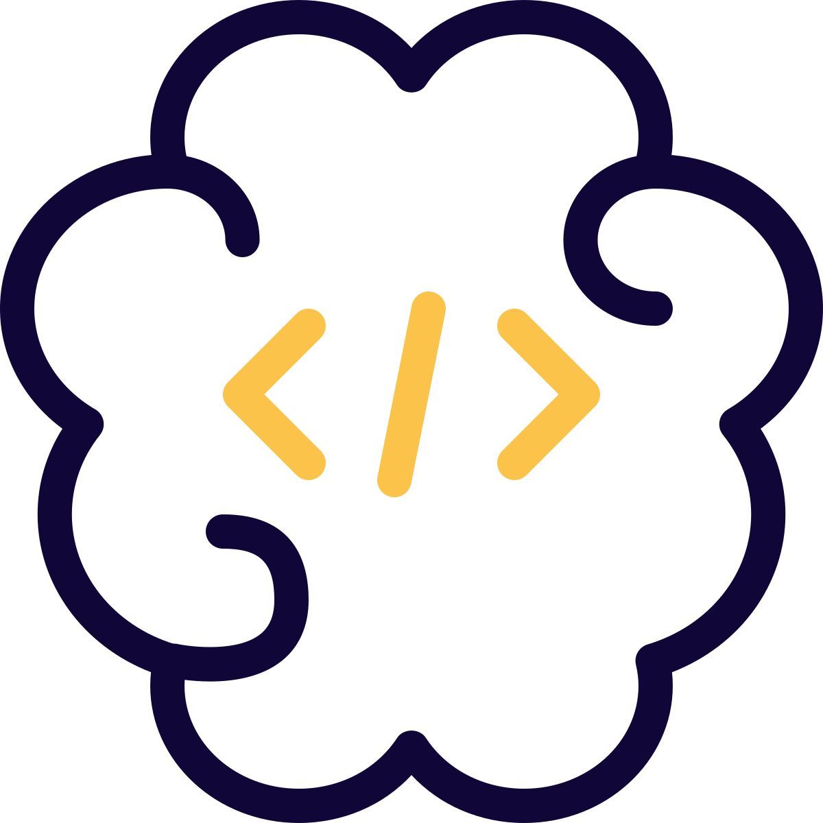 brainstorming code icon