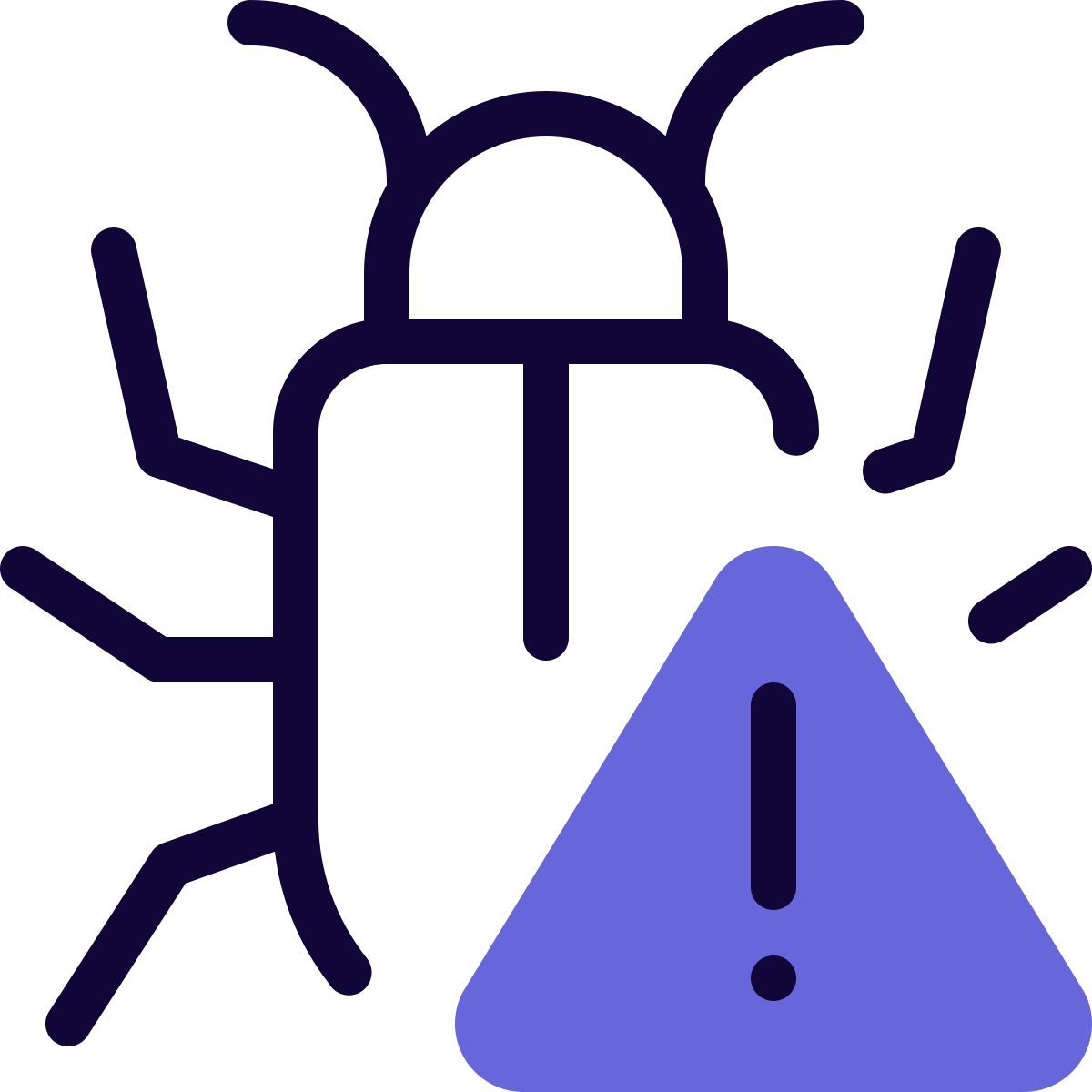 bug warning icon