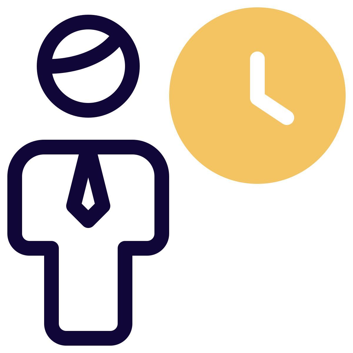 businessman work in queue for publication and finance icon