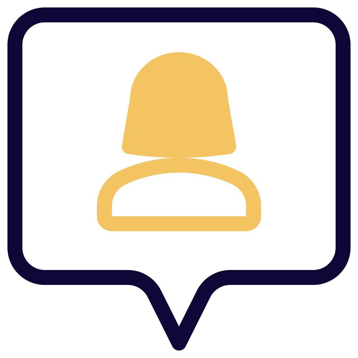 businesswoman chat messenger application function layout icon