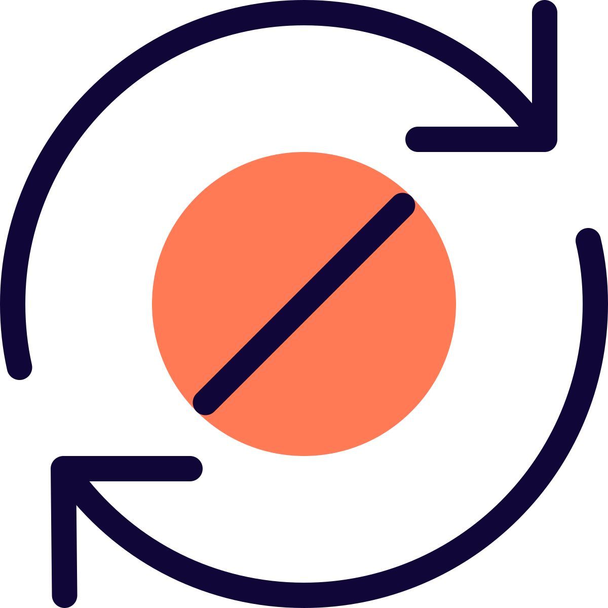 cancelar sincronização icon