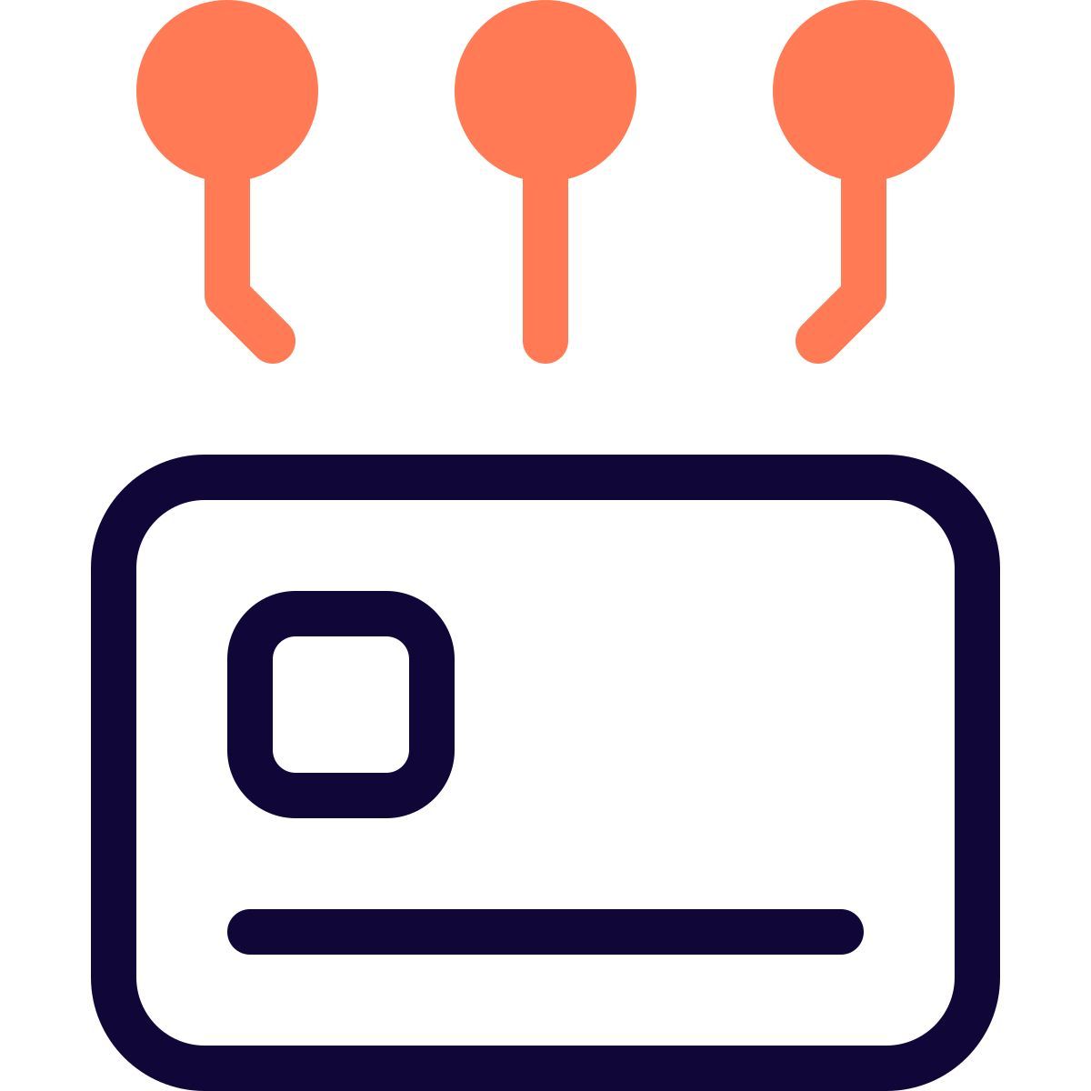 integrated card icon