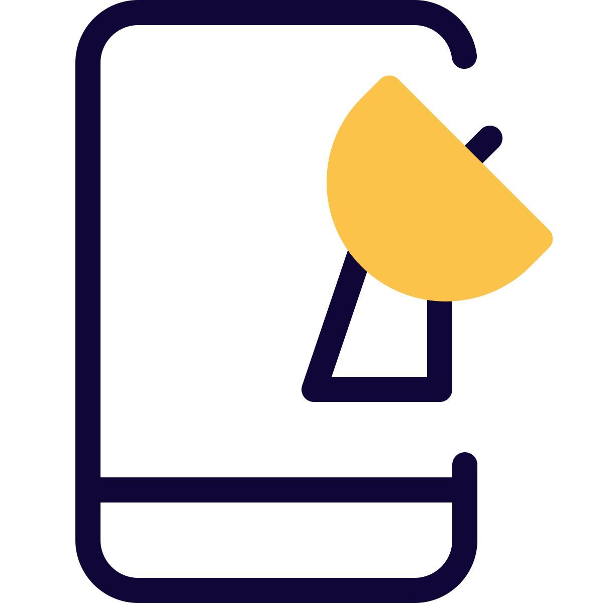 satélite móvil icon