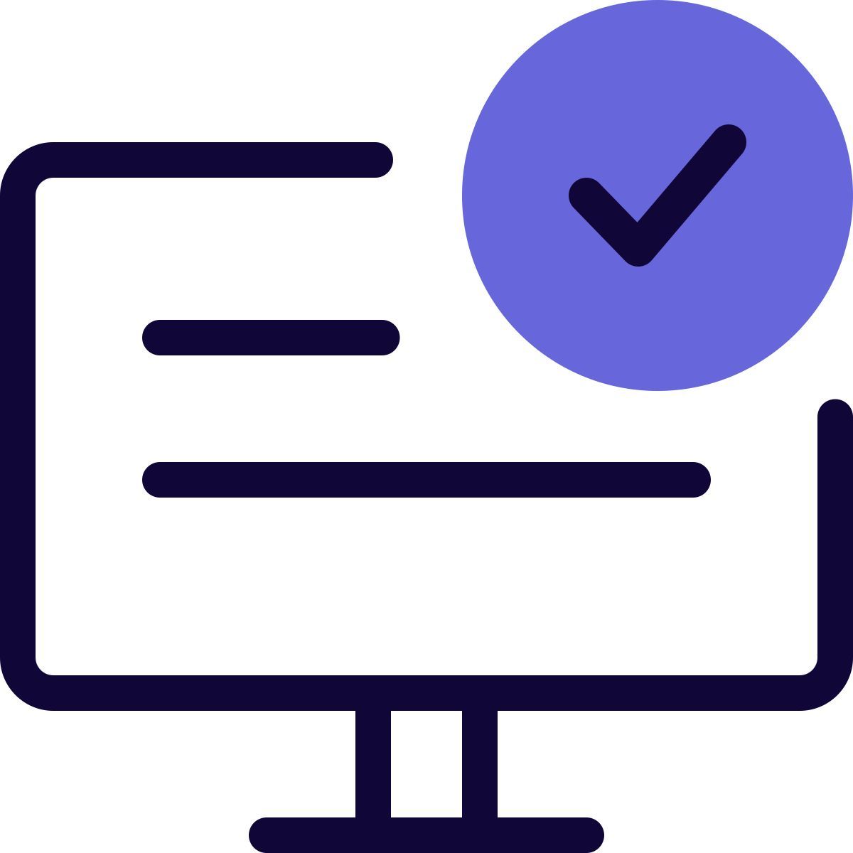 computer checkliste icon