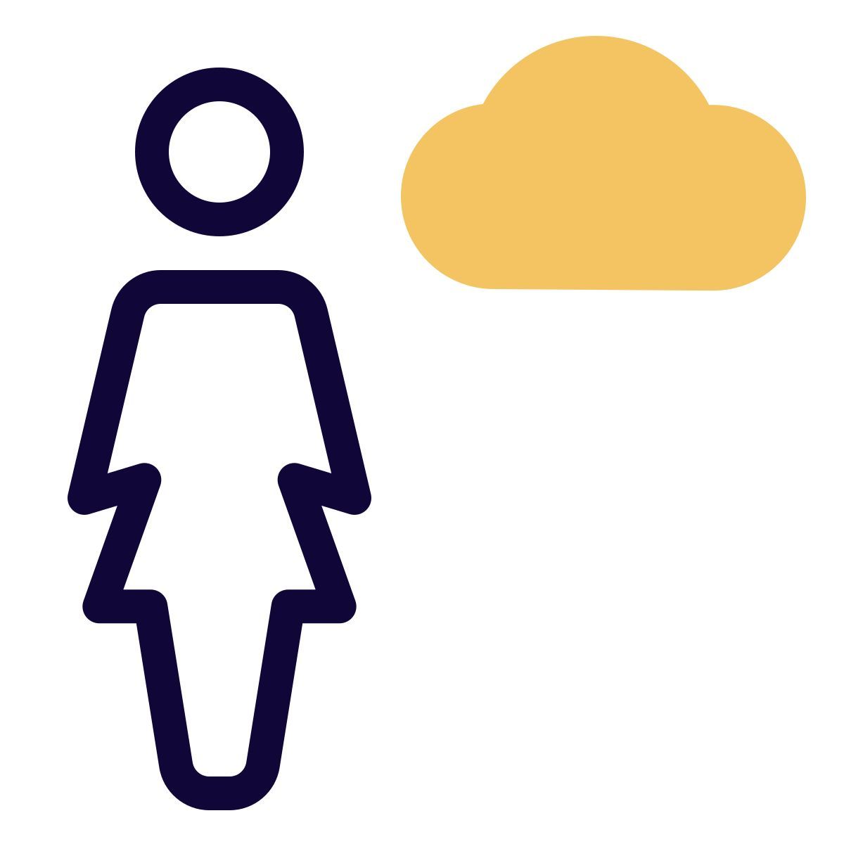 cloud user icon