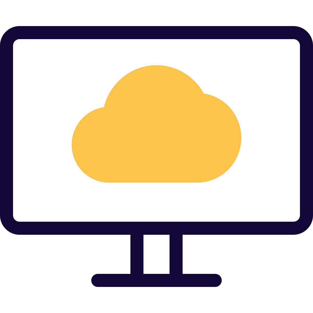 desktop cloud icon