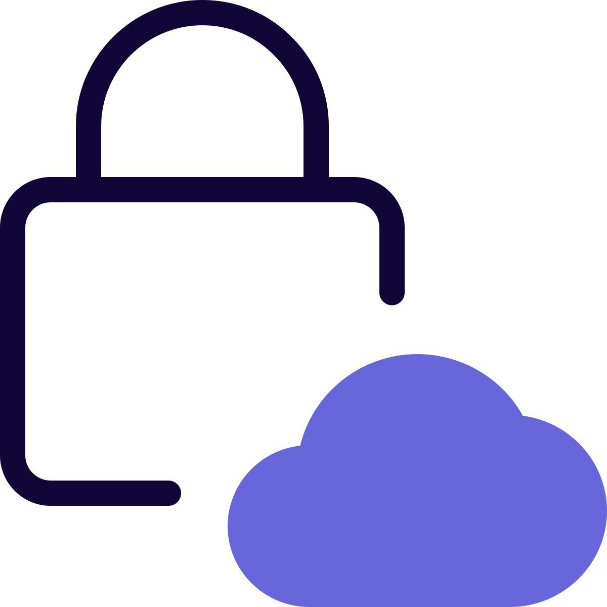 cloud security icon
